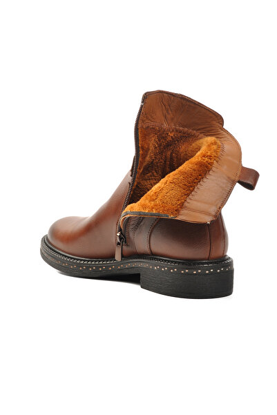 Voyager 9856 Taba İçi Kürklü Hakiki Deri Kadın Bot