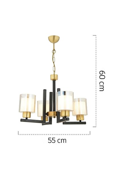 Apliqa Tisse 4 Lü Eskitme  Modern Tasarım Yatak Odası Salon Avize-Aplik Seti 3 Parça Avize-Aplik Seti Seti