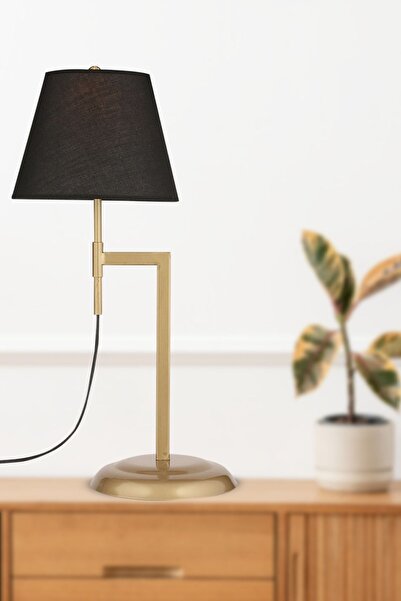 Apliqa Favla Lamp with Black Hat - Adjustable Retro Lampshade