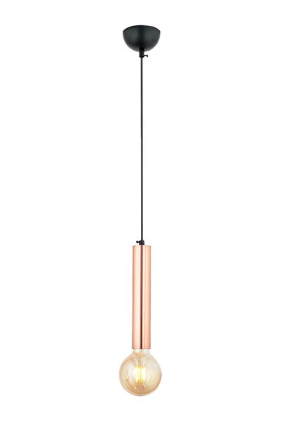 Apliqa Elisa Tekli Bakır Modern Sarkıt Mutfak Salon Sarkıt Avize