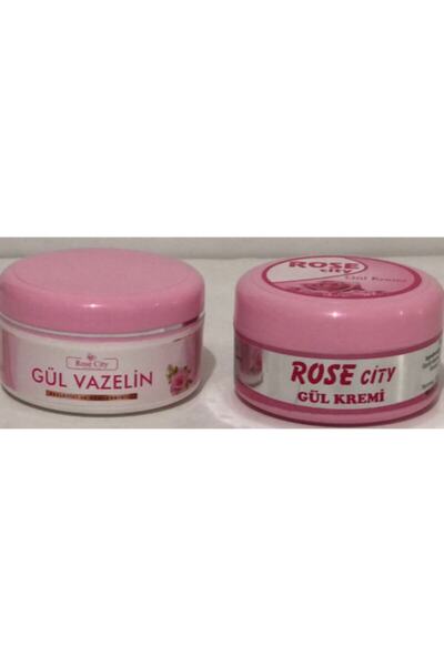 rosecity Rose City Gül Vazelin 75 Ml Alana Rose City Gül Kremi 85 Ml Hediye