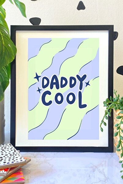 Hello Melody Design Εκτύπωση "DADDY COOL" από την συλλογή εκτυπώσεων - Με μαύ...