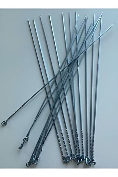 Genel Markalar 50 Cm Et ,ciğer, Kuşbaşı Paslanmaz Kare Çöp Şiş 6 Adet