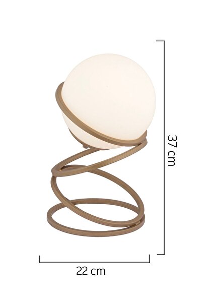 Apliqa Magura Tekli Eskitme Modern Yatak Odası Salon Abajur