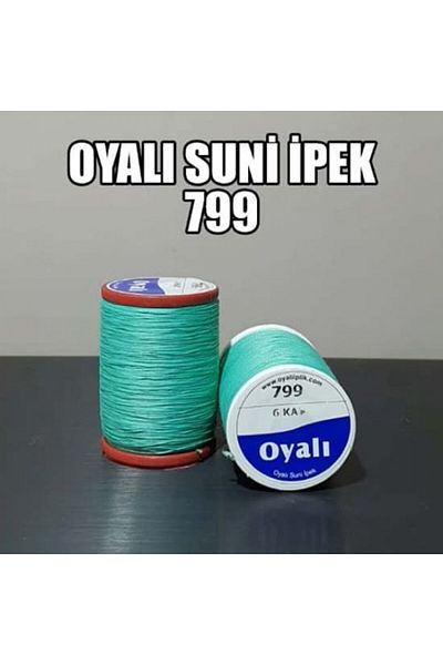OYALI ΤΕΧΝΗΤΟ ΜΕΤΑΞΩΤΟ ΝΟ:799 Κλωστή κεντήματος 4 στρώσεων