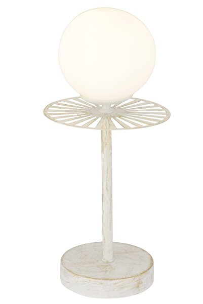 Apliqa Rakes Beyaz Silme Abajur Salon-Yatak Odası Modern Tasarım Masa Lambası