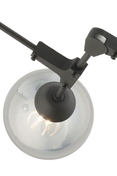 Apliqa BÜRKE 3LÜ AVİZE SİYAH Modern Koridor Yatak Odası Salon Avize