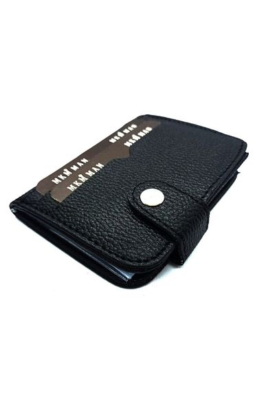 MKM MAN Men's Black Card Holder and Wallet