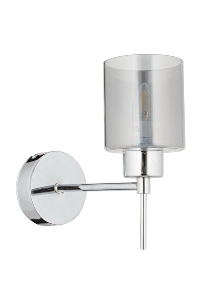 Apliqa Cemre Krom Duvar Lambası Yatak Odası-Yatak Başı-Banyo İçin Modern Aplik