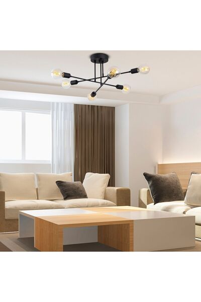Apliqa Arman 6 Lı Modern Plafonyer Genç Odası Mutfak Yatak Odası Avize