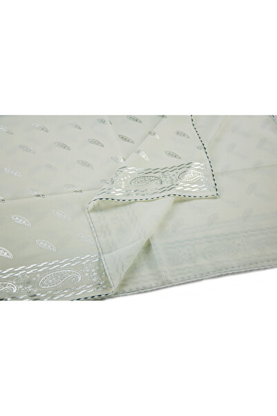 İhvan Unique Mother's Special Cylinder Boxed Set - Pearl Prayer Beads - Gilded Cut Fiber Mevlid Covered - Cream R