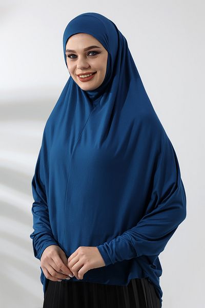 ihvanonline Oil Ready Practical Sultanbaş Hijab μανίκι χτενισμένο βαμβακερό σουφλέ κασκόλ Hijab