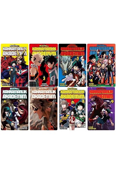 Gerekli Şeyler Yayıncılık Kahramanlık Akademim 1-2-3-4-6-7-8-9 manga seti (8 ...