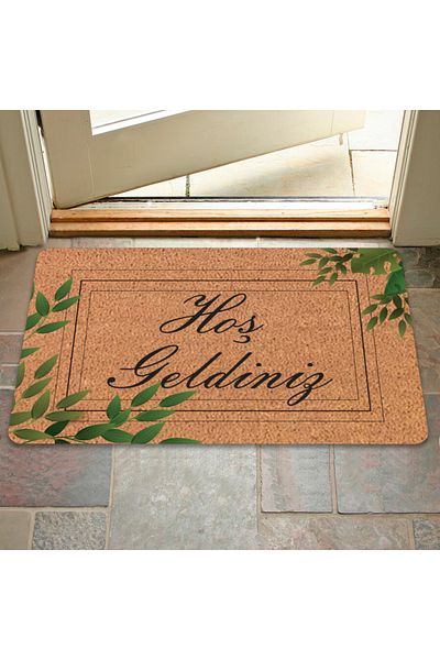 M&H Quality Modern Digital Printed - Welcome Written Mat, Non-Slip Base and Hooded Knitted Blouse