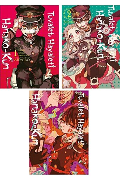 Gerekli Şeyler Yayıncılık Tuvalet Hayaleti Hanako-Kun - (1 -2-3) - 3'lü Manga...