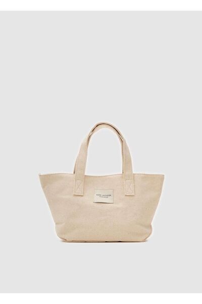 DeKa Atelier Keten Kanvas Tote Bag