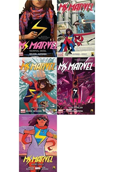 Arka Bahçe Yayıncılık Ms Marvel 5'li Set
