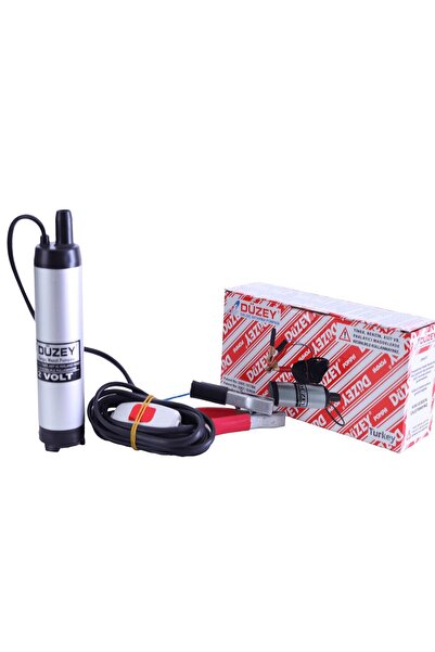 DÜZEY POMPA Düzey 12 Volt Sıvı Aktarma Pompası & 3 Metre Hortum Seti (MAZOT,SU,SÜT,YAĞ AKTARMA)
