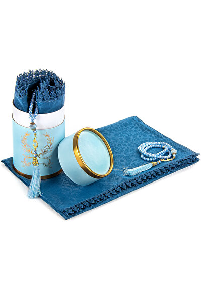 İhvan Набір з бавовняною покривалкою для мевліда з кольоровими намистинами у формі перлин