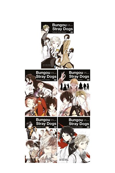 Gerekli Şeyler Yayıncılık Bungou Stray Dogs 1-2-3-4-5 Manga Seti (Tam Set)