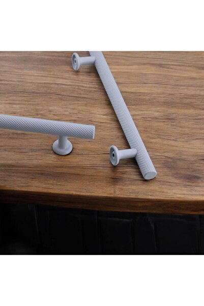 Badem10 Doruk (PREMİUM) Λευκό Μεταλλικό 320 mm - 32 cm Έπιπλα Κουζίνας Συρτάρι Ντουλάπα Λευκές Λαβές Λαβή