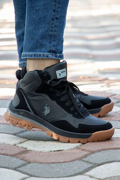 U.S. Polo Assn. Ανδρικές μπότες εξωτερικού χώρου - Γνήσια σόλα από καουτσούκ