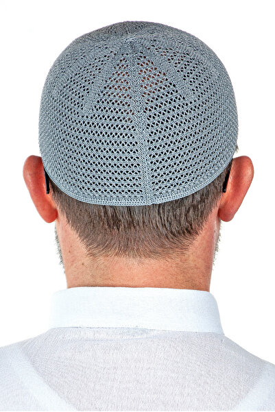 İhvan Luxury Steel Knitted Prayer Skull Gray 1 Piece