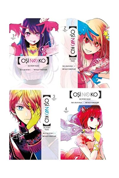 Gerekli Şeyler Yayıncılık Oşi No Ko 1-2-3-4 Manga Seti (4 kitap) ayraç hediyeli
