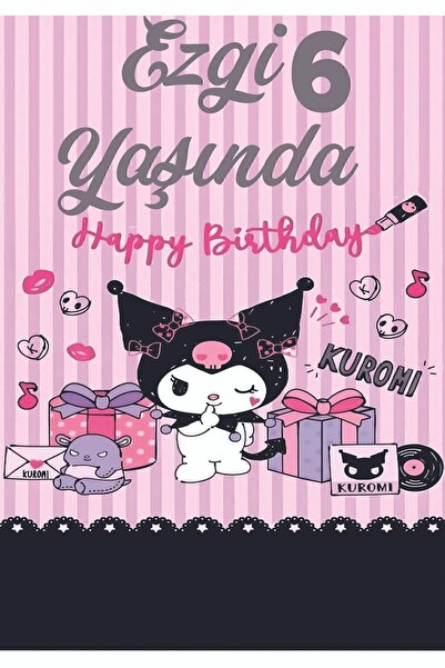 avrupakutu Doğum Günü Afişi Kişiye Özel Branda Afiş 100x200