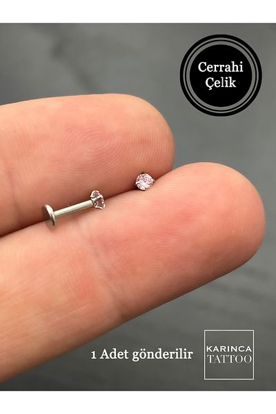 Karınca Piercing Colorful Rhinestone Piercing Cartilage Forward Helix Conch Flat Earlobe Nose Labret Tragus Piercing