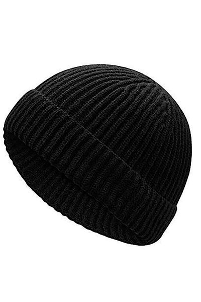 Rupen Kraft Standardní velikost Jednobarevný Krátký baret Hipster Baret Čepice Čepice Leon Baret Hip Hop Baret (černý)