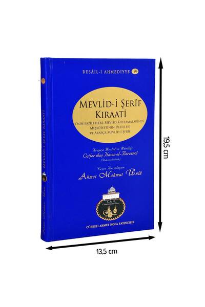 Cübbeli Ahmet Hoca Yayıncılık Cübbeli Ahmed Hoca Mevlid-i Şerif Kıraati Kitab...