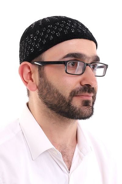 ihvanonline Χειμερινό βελούδινο σκουφάκι κρανίου Ψάθινο σχέδιο - Μαύρο-άσπρο