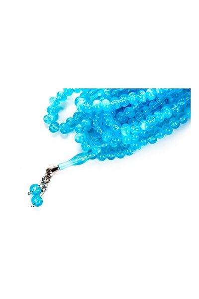 İhvan Turquoise-White 500 Prayer Beads Set