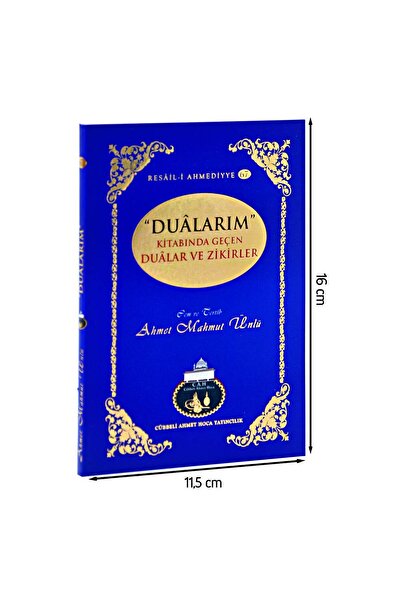 Cübbeli Ahmet Hoca Yayıncılık Dualarım Kitabında Geçen Dualar Ve Zikirler - C...