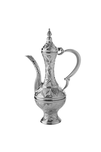 ihvan online 9 Piece Silver Color Decorative Floor Set - Rose Pot Jug and Cup Serving