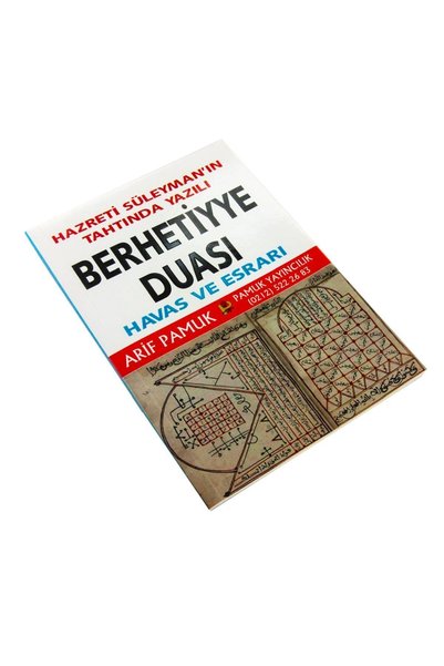 Pamuk Yayıncılık Berhetiyye Duası Havas Ve Esrarı