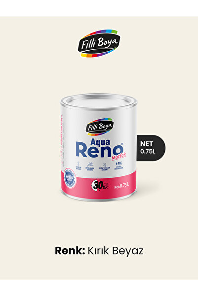 Filli Boya Aqua Reno Mutfak 0.75 Lt Kırık Beyaz