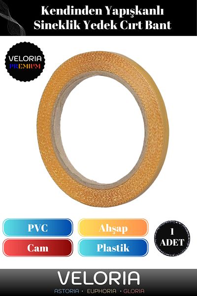Veloria Wood a Quality Series Strong Fly Screen Velcro Tape - 4m, 1 Piece, Non-Marking and Self-Adhesive