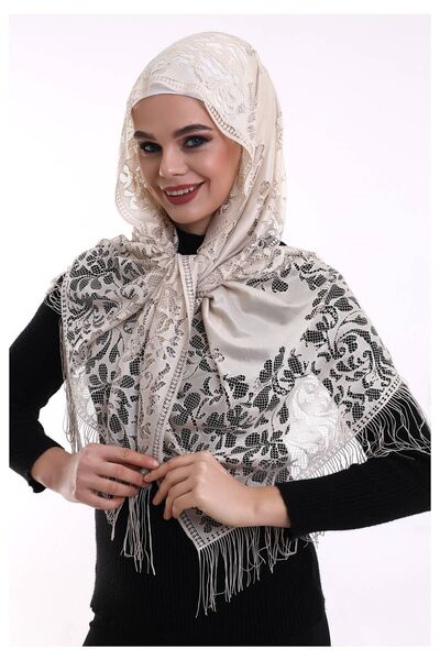 ihvan online Σκούρο Κρεμ Ντελικάτο Σάλι Τούλι - 60x160