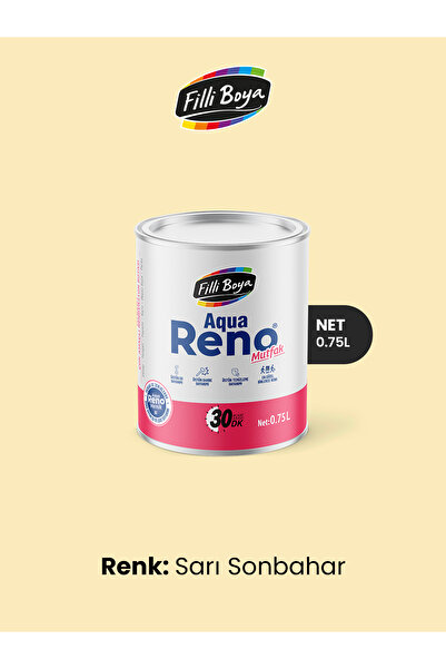 Filli Boya Aqua Reno Mutfak 0.75 Lt Sarı Sonbahar