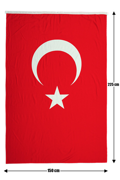ihvan online Türk Bayrağı 150x225 Alpaka Kumaş