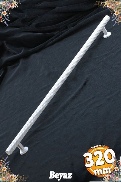 Badem10 Doruk (PREMIUM) Metal alb 320 mm - 32 cm Mobilier Bucătărie Sertar Dulap Mânere albe Mâner Mâner