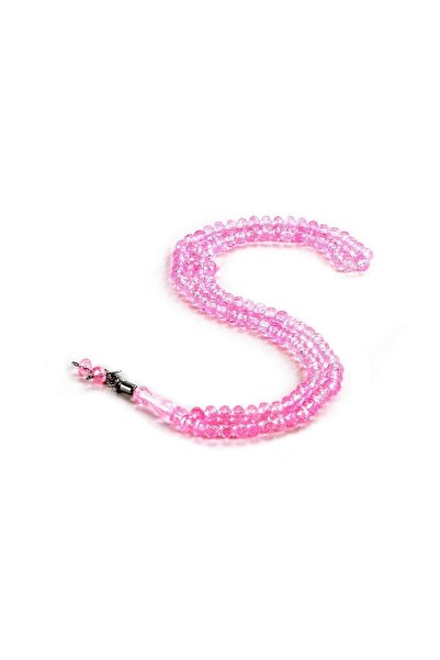 İhvan 99' Лу Хадж Умра Рожевий Тесбіх - Кришталевий, 10 штук, подарунковий набір