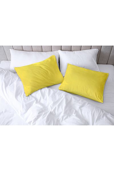 Evim Valeria Cotton Yellow 2-Piece Pillowcase Set 50X70 cm