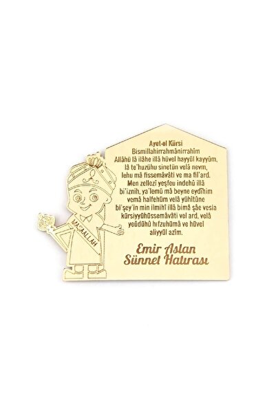 İhvan 10 Adet Hediyelik Aynalı Pleksi Mıknatıslı Dolap Süsü Sünnet Hediyesi