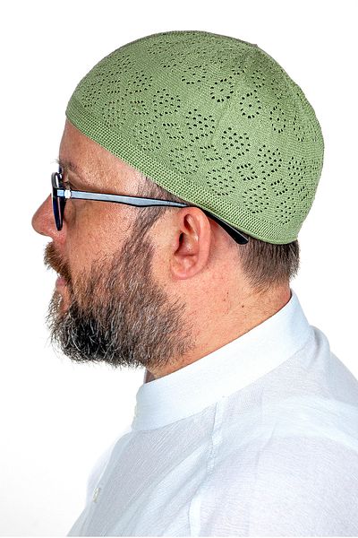 İhvan Κοράλλι Προσευχή Skullcap Πράσινο Φιστίκι 12 Τεμάχια
