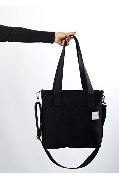 VAGO COLLECTION Canvas Bag College Model Zippered