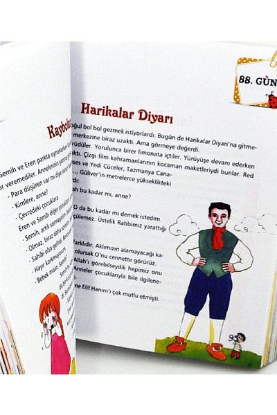 Nesil Yayınları 365 يومًا مع القصص أساسيات الإيمان كتاب تعليمي ديني -1193