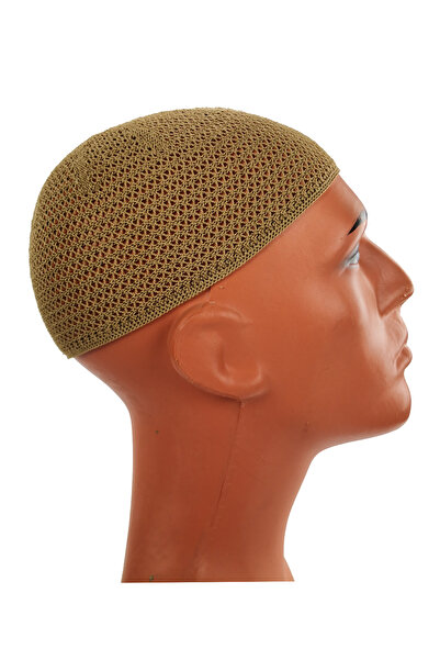 İhvan Luxury Steel Knitted Prayer Skull Brown 1 Piece